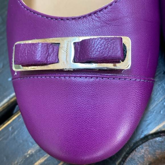 Ferragamo Purple Flats - Picture 6 of 11